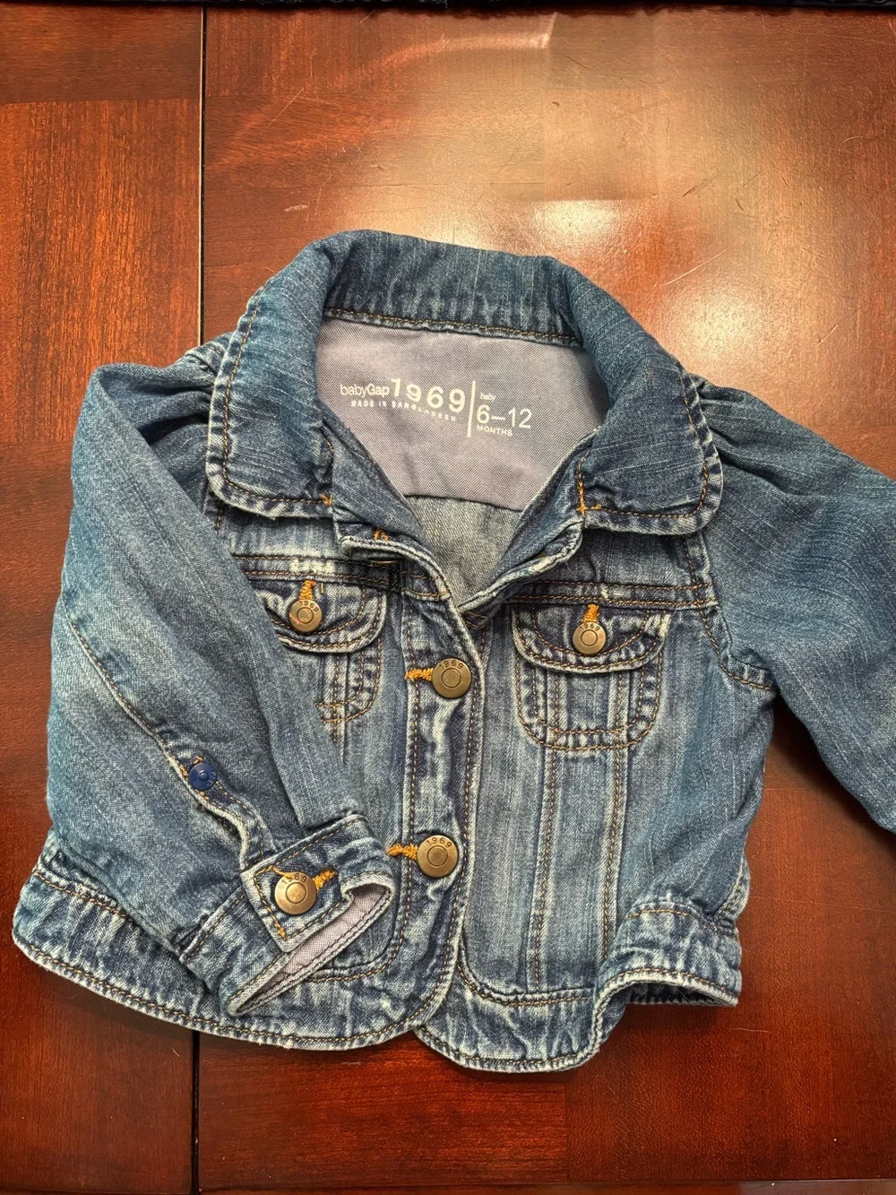 GAP Baby Denim Jacket in Medium Blue Wash